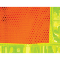 5-Point Tear-Away Traffic Safety Vest, High Visibility Orange, Medium, Polyester Les Distributions ICE