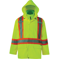 Vestes de s&eacute;curit&eacute; 3 en 1 Journeyman, Polyester, Jaune lime haute visibilit&eacute;, Petit Les Distributions ICE