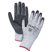 Gants &eacute;lastiques sans coutures r&eacute;sistants &agrave; la coupe, Taille Petit/7, Calibre 13, Rev&ecirc;tement Polyur&eacute;thane, Enveloppe en PEHP, ANSI/ISEA 105 niveau 4/EN 388 niveau 5 Les Distributions ICE
