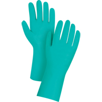 Premium Diamond-Grip Chemical-Resistant Gloves, Size Small/7, 13" L, Nitrile, 11-mil Les Distributions ICE
