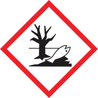 GHS Pictogram Labels, Vinyl, Roll, 4" L x 4" W Les Distributions ICE