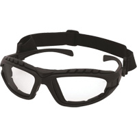 Lunettes de s&eacute;curit&eacute; &agrave; monture noire Dustdevil, Lentille Transparent, Antibu&eacute;e/Anti-&eacute;gratignures, ANSI Z87+/R&eacute;pond ou surpasse la norme CSA Z94.3 Les Distributions ICE