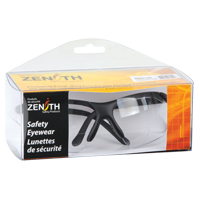 Z1800 Series Reader Safety Glasses, Anti-Scratch, Clear, 1.0 Diopter Les Distributions ICE
