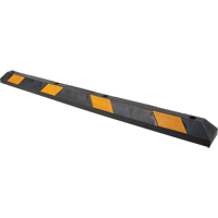 Butoir pour espace de stationnement, Caoutchouc, 6' l, Noir/Jaune Les Distributions ICE