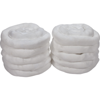 Remblais tubulaire absorbant, Huile seulement, Absorption 45 gal., 3" la x 10' lo, Pqt de 10 Les Distributions ICE