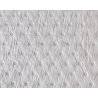 Premium Fine Fiber Sorbent Pads, Oil Only, 15" x 17", 25 gal. Absorbancy Les Distributions ICE