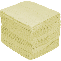 Feuilles absorbantes en fibres fines de premi&egrave;re qualit&eacute;, Mati&egrave;res dangereuses, 15" x 17", 30 gal. d'absorption Les Distributions ICE