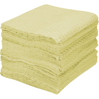 Premium Fine Fiber Sorbent Pads, Hazmat, 15" x 17", 30 gal. Absorbancy Les Distributions ICE