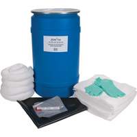 Shop Spill Kit, Oil Only, Drum, 30 US gal. Absorbancy Les Distributions ICE