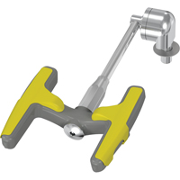 Poste de douche oculaire/faciale Halo, Installation Montage sur comptoir Les Distributions ICE