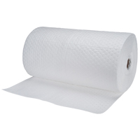 Rouleaux absorbants en fibres fines de calibre industriel, Poids moyen, 150' lo x 30" la, Absorption 50 gal. Les Distributions ICE