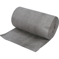 Rouleaux absorbants en fibres fines de calibre industriel, Lourd, 150' lo x 30" la, Absorption 70 gal. Les Distributions ICE