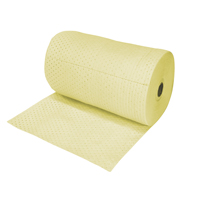 Rouleaux absorbants en fibres fines de calibre industriel, Lourd, 150' lo x 30" la, Absorption 70 gal. Les Distributions ICE