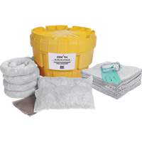 Premium Spill Kit, Oil Only, Overpack/Salvage Drum, 20 US gal. Absorbancy Les Distributions ICE