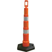Grip N Go Trim Line Channelizers, 49" High, Orange Les Distributions ICE