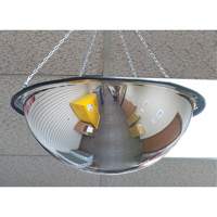 Miroir en d&ocirc;me 360°, D&ocirc;me complet, Dessus ouvert, Diam&egrave;tre 20" Les Distributions ICE