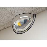 Miroir en d&ocirc;me 180°, Demi-d&ocirc;me, Dessus ouvert, Diam&egrave;tre 20" Les Distributions ICE