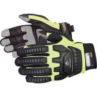 Gants de m&eacute;canicien r&eacute;sistants aux chocs Clutch Gear, Paume PVC, Taille Petit Les Distributions ICE