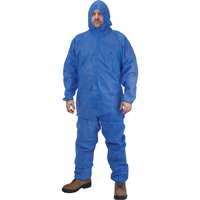 Hooded Coveralls, Medium, Blue, SMS Les Distributions ICE