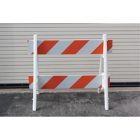 Barricades, A-Frame, 28.6" L x 40" H, Orange/White Les Distributions ICE