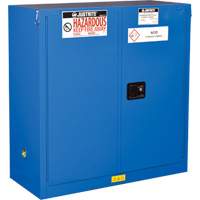 ChemCor&reg; Lined Hazardous Material Safety Cabinets, 30 gal., 43" x 44" x 18" Les Distributions ICE