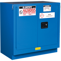 ChemCor&reg; Lined Hazardous Material Undercounter Safety Cabinets, 22 gal., 35" x 35" x 22" Les Distributions ICE