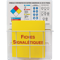 Haz-Mat Basket Style Centre Boards, French, Binders Included Les Distributions ICE