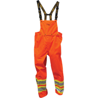 V&ecirc;tement de pluie de s&eacute;curit&eacute;, Petit, Polyester/PVC, Orange Les Distributions ICE