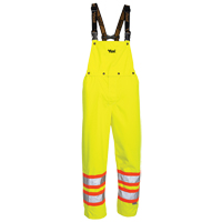 Pantalons 300 deniers Professional Journeyman, Polyester, Petit, Jaune lime haute visibilit&eacute; Les Distributions ICE