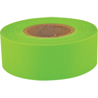 Sub-Zero Flagging Tape, 1.2" W x 150' L, Fluorescent Lime Les Distributions ICE