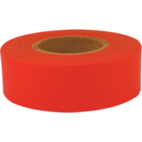 Sub-Zero Flagging Tape, 1.2" W x 150' L, Fluorescent Red Les Distributions ICE