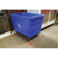 Autocollants pour d&eacute;limitation des coins sur le sol, L, 5" lo x 2" la, Rouge, Polyester Les Distributions ICE