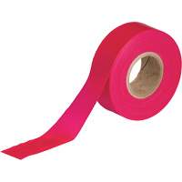 Flagging Tape, 1.188" W x 150' L, Fluorescent Red Les Distributions ICE