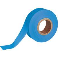 Flagging Tape, 1.188" W x 150' L, Fluorescent Blue Les Distributions ICE