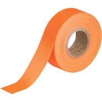Flagging Tape, 1.188" W x 150' L, Fluorescent Orange Les Distributions ICE