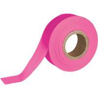 Flagging Tape, 1.188" W x 150' L, Fluorescent Pink Les Distributions ICE