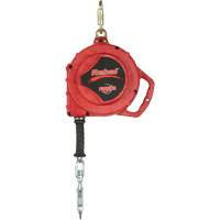 Cordage de s&eacute;curit&eacute; autor&eacute;tractable Rebel, 50', Acier inoxydable, Pivotant Les Distributions ICE