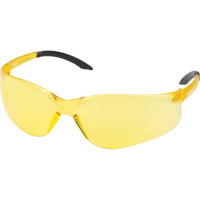 Z2400 Series Safety Glasses, Amber Lens, Anti-Scratch, ANSI Z87+/Meets/Exceeds CSA Z94.3 Les Distributions ICE