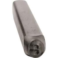 Individual Standard General Purpose Steel Hand Stamp Pieces, # 8, 3/32" Les Distributions ICE