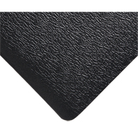 Deluxe Soft Step No. 444 Mats, Pebbled, 3' x 5' x 5/8", Black, PVC Sponge Les Distributions ICE