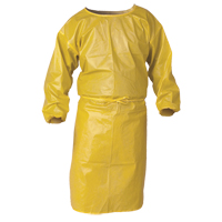Blouse de protection Kleenguard contre la vaporisation de produits chimiques, Polypropyl&egrave;ne, Jaune, 34" la x 52" lo Les Distributions ICE