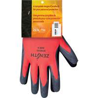 Coated Gloves, 9, Rubber Latex Coating, 13 Gauge, Polyester Shell Les Distributions ICE
