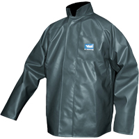 Manteau de pluie Journeyman r&eacute;sistant aux produits chimiques, Polyester, Petit, Vert Les Distributions ICE