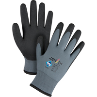 ZX-30° Premium Coated Gloves, 8/Medium, PVC Coating, 15 Gauge, Nylon Shell Les Distributions ICE