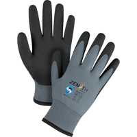 Gants enduits de premi&egrave;re qualit&eacute; ZX-30°, 11/2T-Grand, R&ecirc;vetement PVC, Calibre 15, Enveloppe en Nylon Les Distributions ICE