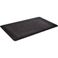 Tapis antimicrobiens WD Foodmaster, Lisse, 3' x 4' x 9/16", Noir, Mousse de vinyle Les Distributions ICE
