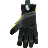 ProFlex&reg; Performance Dorsal Impact-Reducing Gloves + Thermal WP, Small, Suede Palm, Safety Cuff Les Distributions ICE