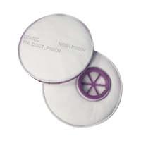 Filtre pour respirateur Diskit, Filtre contre les particules avec suppresion de vapeurs nuisibles, Vapeur organique/Filtre P100 Les Distributions ICE
