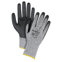 Gants &eacute;lastiques sans coutures r&eacute;sistants &agrave; la coupe, Taille Petit/7, Calibre 13, Rev&ecirc;tement Polyur&eacute;thane, Enveloppe en PEHP, ANSI/ISEA 105 niveau 2/EN 388 niveau 3 Les Distributions ICE