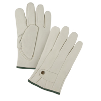Premium Ropers Gloves, Medium, Grain Cowhide Palm Les Distributions ICE